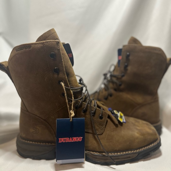 DURANGO® MAVERICK XP™ STEEL TOE WATERPROOF SQUARE TOE BOOTS DDB0267 - No Box 12W - Picture 1 of 6